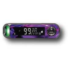 STICKER BAYER CONTOUR® NEXT ONE / MODEL Electric purple abstract [214_4]