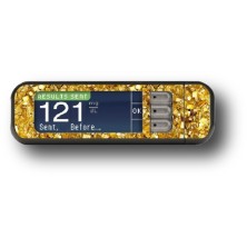 STICKER BAYER CONTOUR® NEXT USB / MODELL Gold Glitzer [34_5]
