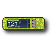 STICKER BAYER CONTOUR® NEXT USB / MODELO Huellas verdes [50_5]