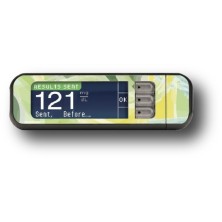 STICKER BAYER CONTOUR® NEXT USB / MODELO Jaspeado verde [68_5]