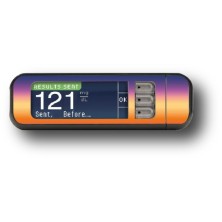 STICKER BAYER CONTOUR® NEXT USB / MODELO Destello naranja morado [70_5]