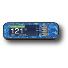 STICKER BAYER CONTOUR® NEXT USB / MODELO Burbujas azules [77_5]