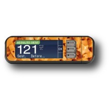 STICKER BAYER CONTOUR® NEXT USB / MODELL Orangefarbene Sterne [81_5]