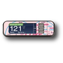 STICKER BAYER CONTOUR® NEXT USB / MODELL Liebe Rosa [157_5]