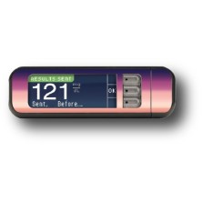 STICKER BAYER CONTOUR® NEXT USB / MODELL Rose und lila Blitz [189_5]