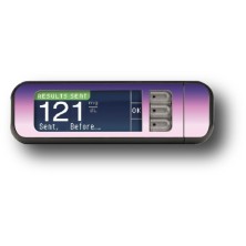 STICKER BAYER CONTOUR® NEXT USB / MODELL Weiße und lila Blitze [192_5]