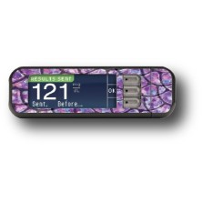 STICKER BAYER CONTOUR® NEXT USB / MODELL Lila Schlange [203_5]