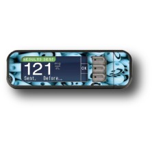 STICKER BAYER CONTOUR® NEXT USB / MODELO Sonrisa azules [55_5]