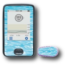 PACK STICKERS DEXCOM® G6 / MODELL Wasser [12_7]