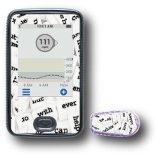PACK STICKERS DEXCOM® G6 / MODELL Briefe [17_7]