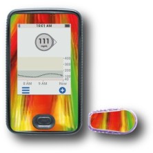 PACK STICKERS DEXCOM® G6 / MODELLO Stampa rossa [19_7]