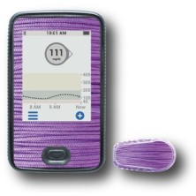 PACK STICKERS DEXCOM® G6 / MODÈLE  Cordes lilas [124_7]