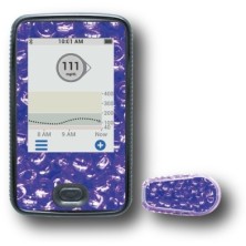 PACK STICKERS DEXCOM® G6 / MODÈLE  Comptes violets [130_7]