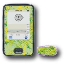 PACK STICKERS DEXCOM® G6 / MODÈLE  Fête verte [137_7]