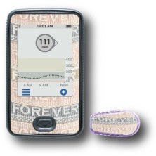 PACK STICKERS DEXCOM® G6 / MODELLO Tessuto per sempre [153_7]