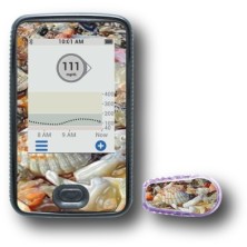 PACK STICKERS DEXCOM® G6 / MODELLO Conchiglie di mare [164_7]