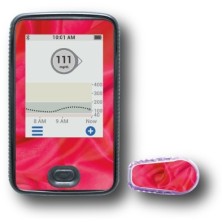 PACK STICKERS DEXCOM® G6 / MODEL Red cloth [182_7]