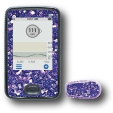 PACK STICKERS DEXCOM® G6 / MODEL Purple quartz [198_7]
