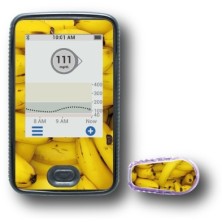 PACK STICKERS DEXCOM® G6 / MODELL Bananen [205_7]