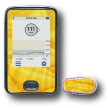 PACK STICKERS DEXCOM® G6 / MODELO Tela amarilla [250_7]