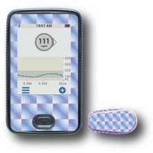 PACK STICKERS DEXCOM® G6 / MODELL Abgeschrubes Glas [255_7]