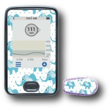 PACK STICKERS DEXCOM® G6 / MODELLO Elefanti [259_7]