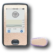 PACK STICKERS DEXCOM® G6 / MODEL Beig leather [262_7]