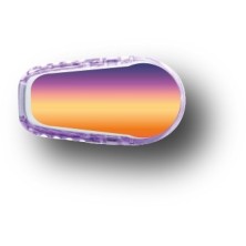 STICKER DEXCOM® G6 / MODÈLE  Flash orange violet [70_8]