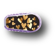 STICKER DEXCOM® G6 / MODEL Gold hearts [113_8]