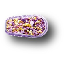 STICKER DEXCOM® G6 / MODÈLE  Boules douces violettes [128_8]