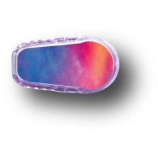 STICKER DEXCOM® G6 / MODELLO Abstract blu e rosa [187_8]