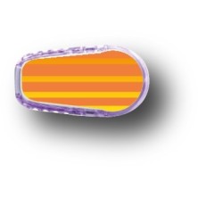 STICKER DEXCOM® G6 / MODEL Orange stripes [223_8]