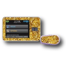 PACK STICKERS TANDEM + DEXCOM® G6 / MODELO Glitter de ouro [34_9]