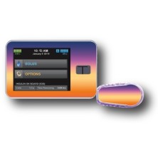 PACK STICKERS TANDEM + DEXCOM® G6 / MODÈLE  Flash orange violet [70_9]