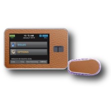 PACK STICKERS TANDEM + DEXCOM® G6 / MODEL Brown leather [87_9]