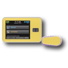 PACK STICKERS TANDEM + DEXCOM® G6 / MODEL Yellow leather [88_9]