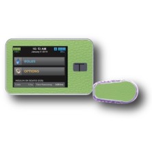 PACK STICKERS TANDEM + DEXCOM® G6 / MODEL Green leather [89_9]