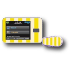 PACK STICKERS TANDEM + DEXCOM® G6 / MODÈLE  Jaune nautique [126_9]