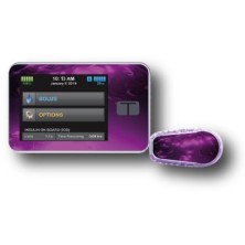 PACK STICKERS TANDEM + DEXCOM® G6 / MODÈLE  Résumé violet [166_9]