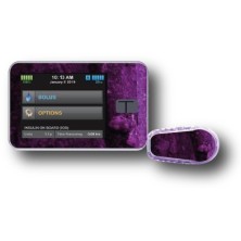 PACK STICKERS TANDEM + DEXCOM® G6 / MODELO Stone Purple Abstract [225_9]