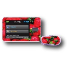 PACK STICKERS TANDEM + DEXCOM® G6 / MODÈLE  Des fraises [254_9]