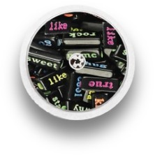 STICKER FREESTYLE LIBRE® 2 / MODELO Letras de colores [73_1]