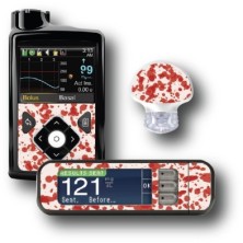 PACK STICKERS MEDTRONIC + GUARDIAN + BAYER CONTOUR® NEXT USB / MODELL Blut [21_12]