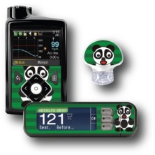 PACK STICKERS MEDTRONIC + GUARDIAN + BAYER CONTOUR® NEXT USB / MODEL Panda [179_12]