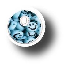 STICKER FREESTYLE LIBRE® 3 / MODELO Sonrisa azules [55_13]