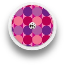 STICKER FREESTYLE LIBRE® 2 / MODEL  Pink circles [104_1]