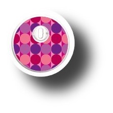 STICKER FREESTYLE LIBRE® 3 / MODEL Pink circles [104_13]