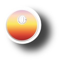 STICKER FREESTYLE LIBRE® 3 / MODEL Orange and yellow flashes [117_13]