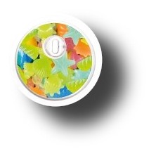 STICKER FREESTYLE LIBRE® 3 / MODELO Figuras do mar coloridas [119_13]