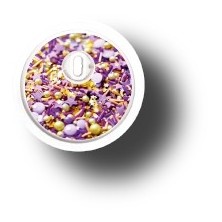 STICKER FREESTYLE LIBRE® 3 / MODÈLE  Boules douces violettes [128_13]